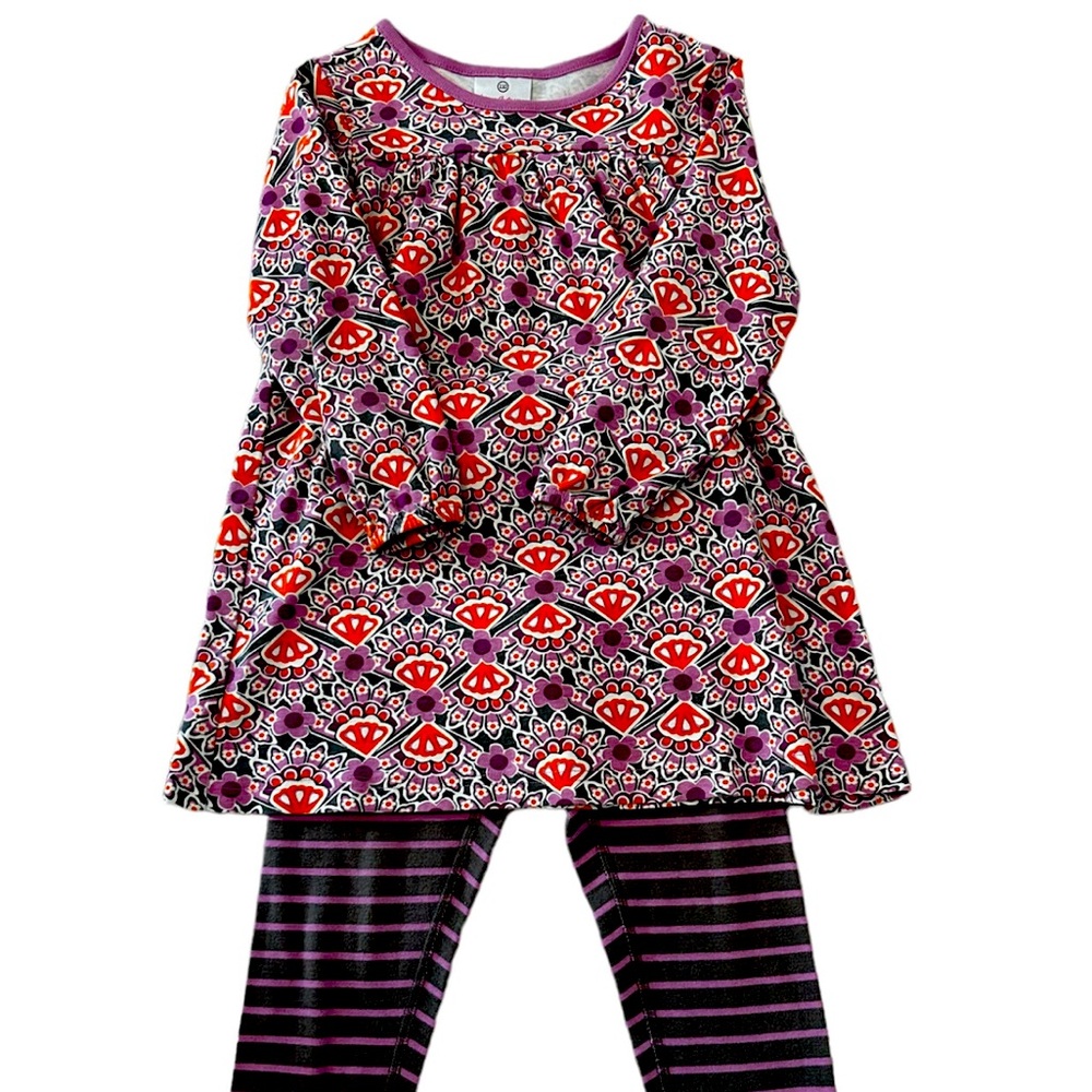 Hanna Andersson Dress and Matching pants Size 110 (5)